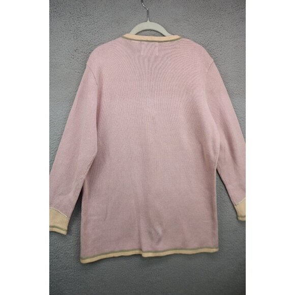 Storybook Knits Vtg. Beaded Embroidered Sweater-Size Large-Grandmacore-Y2K - Picture 10 of 13